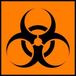 Konstruktion/Bauen Seite Safety Zeichen Bio Hazard 